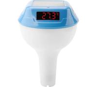 Thermomètre de piscine, à énergie solaire, lumière d'ambiance RGB, bleu