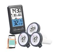 Thermomètre de piscine connecté sans fil PT-400.app avec 3 capteurs
