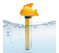 Thermomètre de piscine double facile à lire avec cordon | Thermographe flottant pour eau de piscine, pour femmes, hommes, adultes, enfants, spa, bassins, poissons, jacuzzi