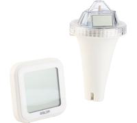 Thermomètre de piscine Ecran LCD sans fil Visibilité à 360 degrés Thermomètre de piscine flottant Thermomètre de piscine facile à lire pour piscine Hot Tubs Pond Test Kits