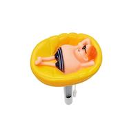 Thermomètre de piscine en forme de dériveur dessin animé, outil mesure la température l'eau multifonctionnel classique pratique, thermomètre flottant