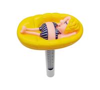 Thermomètre de piscine en forme de dériveur dessin animé, outil mesure la température l'eau multifonctionnel classique et pratique