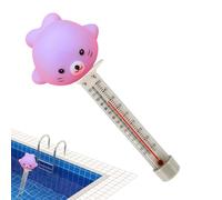 Thermomètre de piscine flottant à motifs d'animaux | Thermomètre de piscine facile à lire, design sans danger pour les bébés, affichage facile à lire, polyvalent pour spa, douche, lac, baignoire