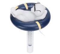 Thermomètre de piscine flottant, compteur de température d'eau flottant numérique facile à lire pour piscines, spas, bains à remous, étang à poissons