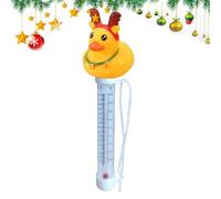 Thermomètre de piscine flottant - Conception résistante en PVC 20 cm | Compteur de température de piscine avec affichage facile à lire, de l'eau, contrôle sécurisé du bain | Compteur de t
