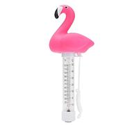 Thermomètre de Piscine Flottant, Motif Tortue Flamant Rose, Lectures Faciles et Précises de Grande Taille pour la Température de L'eau, Incassable avec Ficelle pour la Natation