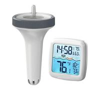 Thermomètre De Piscine Flottant Numérique Sans Fil, Avec Horloge, Piscine Intérieure Et Extérieure, For Bain D'animaux, Spas, Aquariums Moniteur Précis