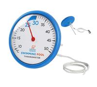 Thermomètre De Piscine Flottant - Sonde en acier inoxydable, lecture facile et précise | Jauge De Température Flottante Pour Piscines,pour étang, spa, aquarium ornemental et bassin à poissons