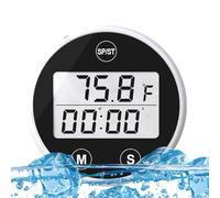 Thermomètre De Piscine - Jauge D'eau Étanche ABS | Thermomètre À Eau Flottant Numérique Avec Minuterie Et Alarme | Jauge De Température De Plongée À Froid Pour Spas, Spas, Piscines Et Étangs