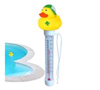 Thermomètre de piscine numérique flottant - Conception de canard mignon facile à lire | Thermomètre étanche, 20 cm/7,87 po | Gadget de piscine portable avec affichage précis de la température | Thermo