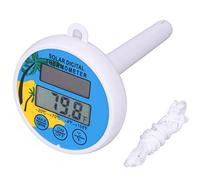 Thermomètre de piscine, thermomètre de piscine numérique solaire flottant, thermomètre sans fil, thermomètre flottant de température de l'eau facile à lire pour piscines, baignoires