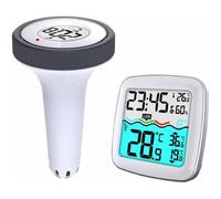 Récepteur à écran LCD sans fil avec thermomètre de piscine PT-310 [Infactory]