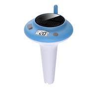 Thermomètre de piscine solaire avec capteur numérique flottant
