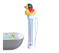 Thermomètre de piscine - Thermomètre canard pour extérieur - Dispositif flottant de lecture facile pour aquarium ou réservoir d'eau