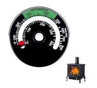 Thermomètre de Poêle Magnétique - Instrument de Mesure de Température pour Poêle à Bois et Tuyaux de Cheminée - 1 Pièce pour Contrôle Optimal et Sécurité, Installation Facile et Polyvalente