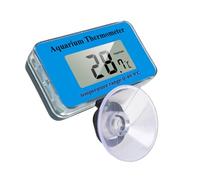 Thermomètre de poisson - Thermomètre de poisson numérique | Compteur d'aquarium à écran LCD | Outil de test d'eau pour poissons | Écran de lecture facile pour terrariums qui surveillent le