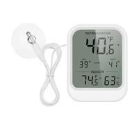 Thermomètre de réfrigérateur avec sonde, hygromètre numérique, moniteur de température et d'humidité for aquarium