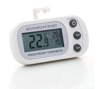 Thermomètre de refroidissement numérique pour réfrigérateur avec grand écran LCD, large plage de température de -20 °C à 50 °C, interrupteur °C/°F flexible, capteur électronique fiable pour un