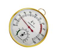 Thermomètre de sauna, suivi précis de la température, 10 x 10 x 2 cm, moniteur de température et d'humidité, hydrothermographe portable, clair et facile à lire, pour la maison intérieure infrarouge