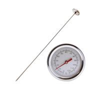 Thermomètre de sol - Thermomètre de sol à compost avec sonde en acier inoxydable | Thermomètres de 50 cm de long, jauge de température, outils de jardinage, réponse rapide