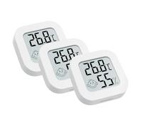 Thermomètre de température - Hygromètre numérique d'humidité intérieure | Mini jauge d'humidité de la pièce et étalonnage de précision Pro pour la chambre de bébé du bureau à effet de serre