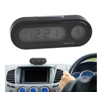 Thermomètre de voiture - Température extérieure - Horloge numérique - Pour voiture de golf, bateau, maison, tableau de bord
