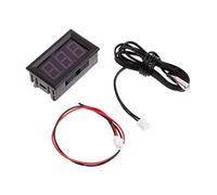 Thermomètre de voiture thermomètre numérique CARME THERMITITRE DISPLASE DISPOSITION DIGLISANT METURA DE Température CARMA DC 12V Digital Temperation Panneau (Rouge)