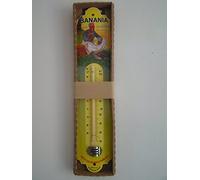 thermometre deco metal emaille pub banania tirailleur