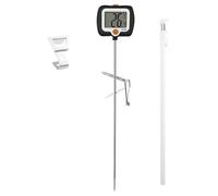 Thermomètre D'huile De Cuisine | Outil De Mesure Longue Sonde Avec Crochet Pour Pot - Thermomètre Numérique Pour Bonbons Avec Affichage Tournant Pour Restaurant Cuisson Grillage Barbecue Extérieur