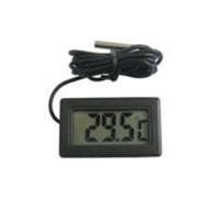 *** THERMOMÈTRE DIGITAL ECRAN LCD ENCASTRABLE NOIR AVEC SONDE WATERPROOF *** Idéal pour prendre la température de l'intérieur de réfrigérateur, congélateur, surgélateur,aquarium, terrarium,habitacle de voiture,piscine, sauna.... NEUF