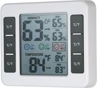 Thermomètre d'intérieur digital LCD Hygromètre d'ambiance ��/�H Jauge de température et d'humidité Thermo-Hygromètre avec affichage de la valeur Max Min