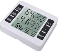 Thermomètre d'intérieur et d'extérieur Hygromètre numérique Thermomètre jauge de température et d'humidité sans fil avec 2 capteurs