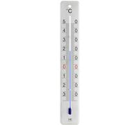 Thermomètre D'Intérieur Extérieur Acier Inoxydable Brossé 4,5x0,9x28 CM
