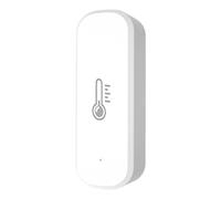Thermomètre d'intérieur intelligent - 7,5 x 3,7 x 2,5 cm, alerte alimentée par batterie, appareil avec indicateur étanche IP65, propriété à louer, environnement résidentiel, espace commercial
