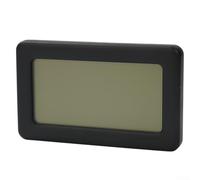 Thermomètre d'intérieur numérique et hygromètre avec grand écran LCD et enregistrement max/min, adapté pour la surveillance des conditions environnementales dans différentes pièces (noir)