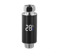 Thermomètre Douche LED Hydroélectrique Pile Thermomètre Douche | Alimentation hydroélectrique, pour zéro pile, économie énergie, pour affichage pour instantané, écologique