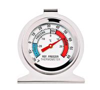 Thermomètre du réfrigérateur - Gauge de réfrigérateur, moniteur de température du congélateur | Grand thermomètre à cadran, affichage analogique classique, capteur de température durable, thermomètre