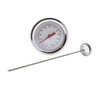 Thermomètre du sol de jardinage - Thermomètre à compost long avec sonde en acier inoxydable 50 cm, lecture rapide | Compteur de température précis pour le sol du jardin, la ferme, la serre,