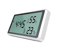 Thermomètre Électronique Hygromètre Station Météo, Minuterie D'horloge, Écran LCD De Haute Précision, Contrôleur De Température Moniteur Précis