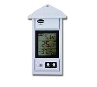 Thermomètre électronique max min avec toit.
