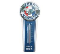 Thermometre En Métal Ford Mustang Since 1964 44.5x19cm Tole Deco