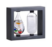 Thermomètre et baromètre - cadre en bois