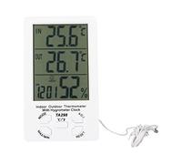 Thermomètre et humidité d'hygromètre d'intérieur électronique numérique pour le bureau de jardin à la maison avec la surveillance en temps réel d'écran clair