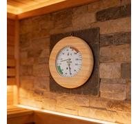 Thermomètre et hygromètre de sauna mural mécanique pour une surveillance précise des conditions environnementales du hammam (A)
