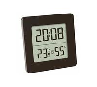 TFA Dostmann Thermomètre et hygromètre digital 30.5038.01 G avec horloge et alarme