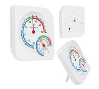 Thermomètre et hygromètre d'intérieur et d'extérieur avec sonde pour aquarium, humidité numérique, support, adsorbe ou suspendu, 7,5 x 5,5 x 1,5 cm