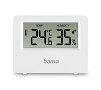 Thermomètre et hygromètre "Ebro", numérique, pour l'intérieur ou l'extérieur, bl