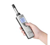 Thermomètre Et Hygromètre Industriel, Testeur De Point De Rosée Et De Température À Bulbe Humide, Temps De Réponse De 10 S, Grand Écran LCD Double À 4,5 Chiffres Avec Rétroéclairage Blanc