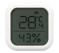 Thermomètre et Hygromètre Intelligent, Kctw1Z-02 Square Scribble, Capteur Intelligent de Température et d'humidité, Télécommande Numérique, Thermomètres d'intérieur