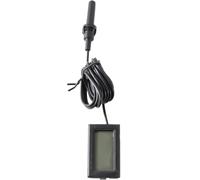 Thermomètre et hygromètre LCD numérique for l'apiculture - 5 outils de surveillance de la ruche avec sonde intégrée(Black)